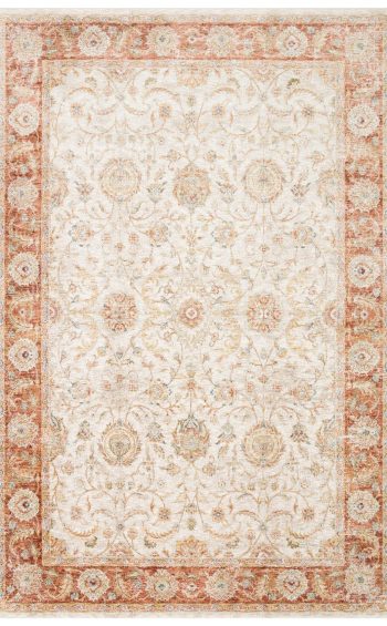 Varak Cream VRK02 Desenlere Sahip Makinede Yıkanabilir Vintage Salon Oturma odası Koridor Mutfak Halısı