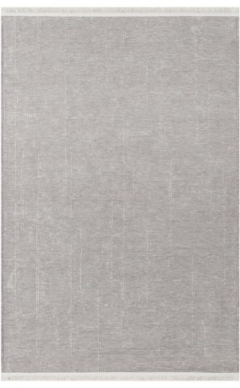 Yuna Kilim YUN02 Grey Makinede Yıkanabilir Salon Oturma odası Koridor Mutfak Halısı