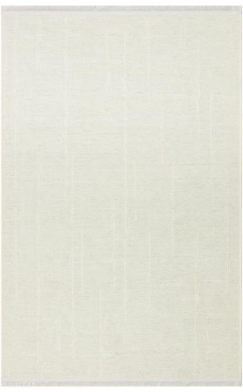 Yuna Kilim YUN02 White Makinede Yıkanabilir Salon Oturma odası Koridor Mutfak Halısı