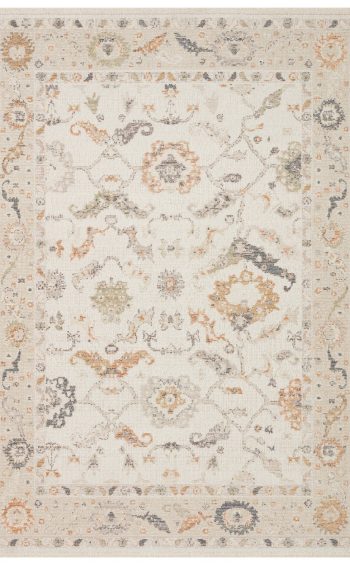 Retro RTR04 Cream Beige Vintage Etnik Desen Salon Mutfak Oturma odası Halısı