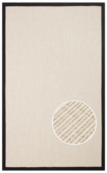 Ventura Cream - Black VNT2706 Border Desenlere Sahip Salon Oturma odası Koridor Mutfak Halısı